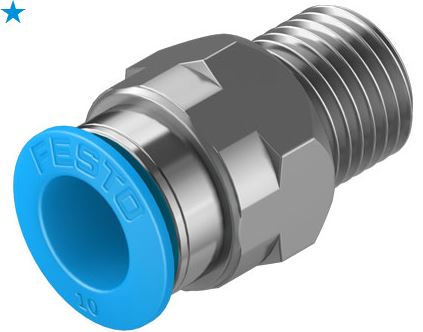 Push in fitting (FESTO) FESTO QS-1/4-10 (153007)