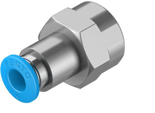 Push in fitting (FESTO) FESTO QSF-1/4-6-B (153024)