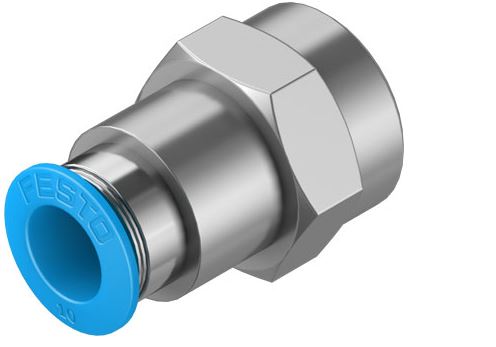 Push in fitting (FESTO) FESTO QSF-3/8-10-B (153029)