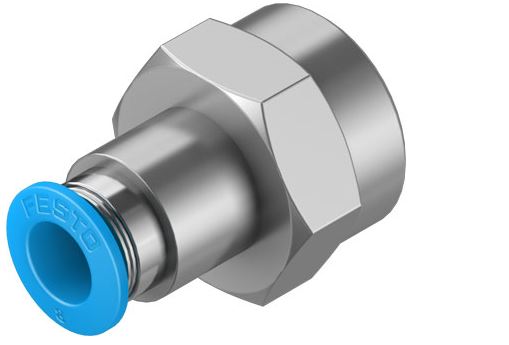 Push in fitting (FESTO) FESTO QSF-3/8-8-B (153027)