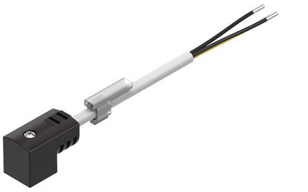 Plug socket with cable (FESTO) FESTO KMEB-1-24-2,5-LED (151688)