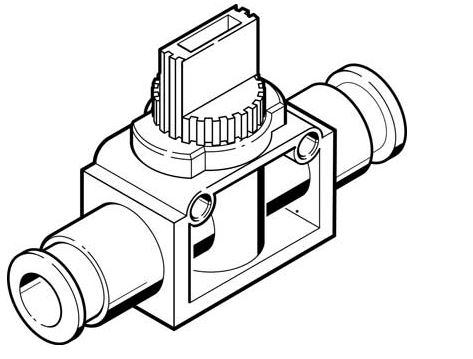 Shut off valve (FESTO) FESTO HE-3-QS-6 (153475)