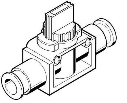 Shut off valve (FESTO) FESTO HE-3-QS-8 (153476)