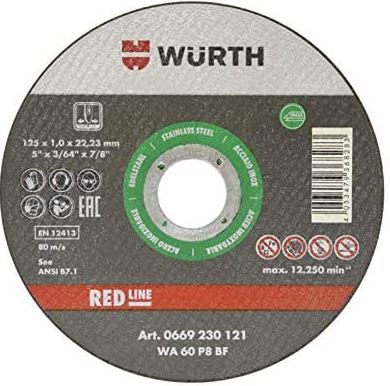 Cutting disc (WURTH) WURTH D125 (1669230121)