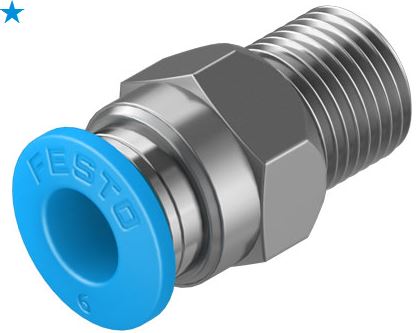 Push in fitting (FESTO) FESTO QS-1/8-6 (153002)