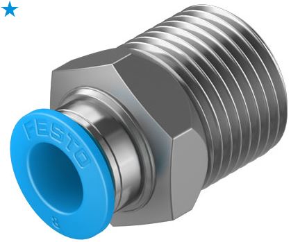 Push in fitting (FESTO) FESTO QS-3/8-8 (153006)