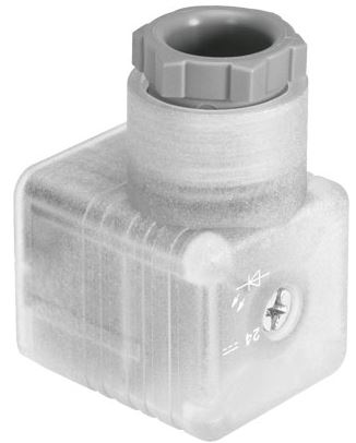 Angled plug socket (FESTO) FESTO PEV-1/4-WD-LED-24 (164274)