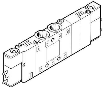 Solenoid valve (FESTO) FESTO CPE14-M1CH-5/3E-1/8 (550243)