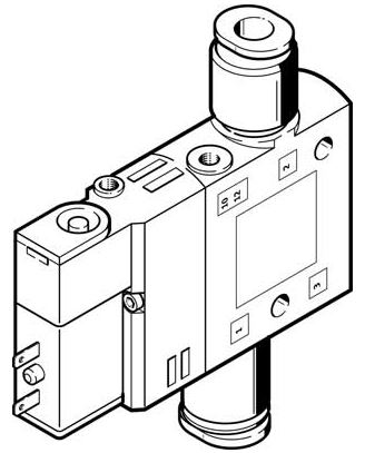 Solenoid valve (FESTO) FESTO CPE14-M1BH-3GL-QS-8 (196888)