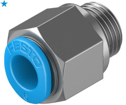 Push in fitting (FESTO) FESTO QSM-G1/8-6 (186265)
