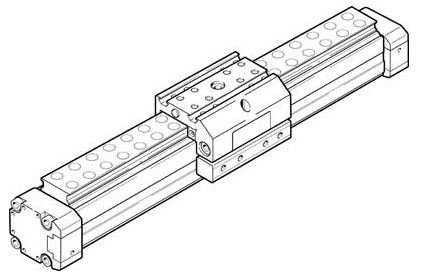 Linear drive (FESTO) FESTO DGPL-32-500-PPV-A-B-KF (526659)