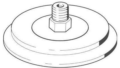 Suction cup (FESTO) FESTO VAS-100-1/4-PUR-B (1396098)