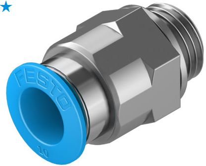 Push in fitting (FESTO) FESTO QS-G1/4-10 (186101)