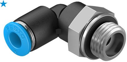 Push in L fitting (FESTO) FESTO QSL-G1/4-10 (186122) — QSL-G1/4-6 (186118)