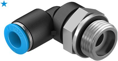 Push in L fitting (FESTO) FESTO QSL-G3/8-8 (186121)