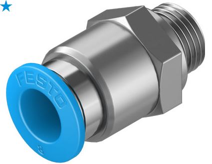 Push in fitting (FESTO) FESTO QS-G1/8-8 (186098)