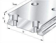Guideways [m] (INA) INA TKVD20-W-U-G3 17×42×3000 mm