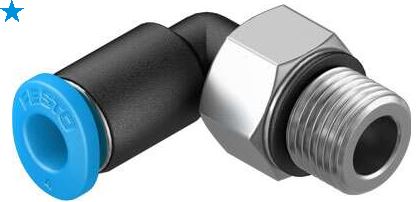 Push in L fitting (FESTO) FESTO QSML-M7-4 (186352)