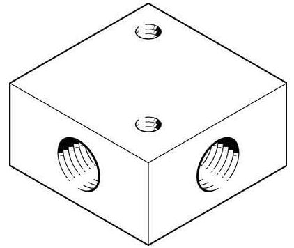 Distributor block (FESTO) FESTO FR-4-1/4 (2960)