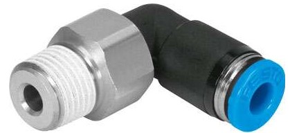 Push in L fitting, rotatable (FESTO) FESTO QSRL-1/4-6 (153412)
