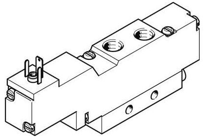 Solenoid valve (FESTO) FESTO MEBH-5/2-1/8-B (173004)