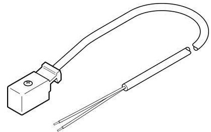 Connecting cable (FESTO) FESTO KMYZ-2-24-10-LED (193443)