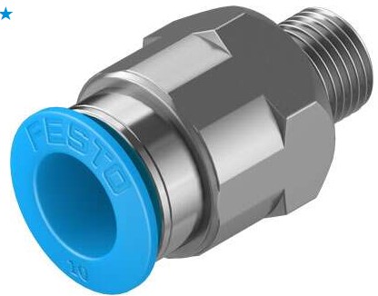 Push in fitting (FESTO) FESTO QS-1/8-10 (190643)
