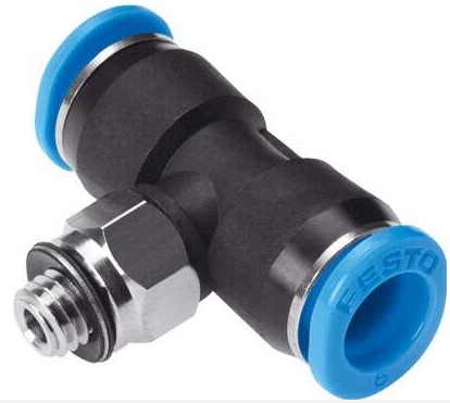 Push in T fitting (FESTO) FESTO QSMT-M5-4 (153354)