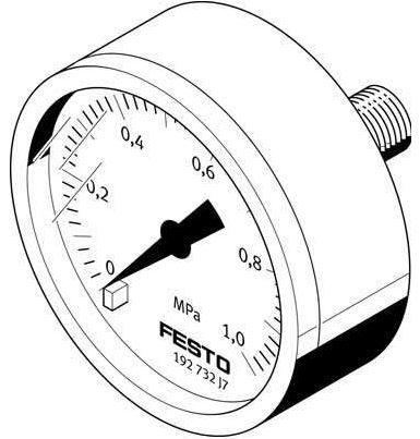 Pressure gauge (FESTO) FESTO MA-63-1-1/4-EN (162844)