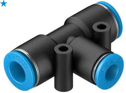 Push in T connector (FESTO) FESTO QST-8-6 (153135)