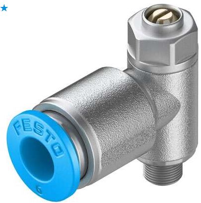 One way flow control valve (FESTO) FESTO GRLZ-M5-QS-6-D (193155)