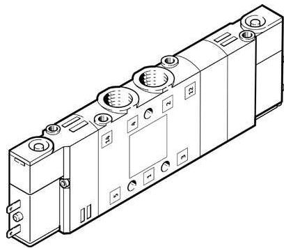 Solenoid valve (FESTO) FESTO CPE10-M1BH-5/3G-M7-B (533141)