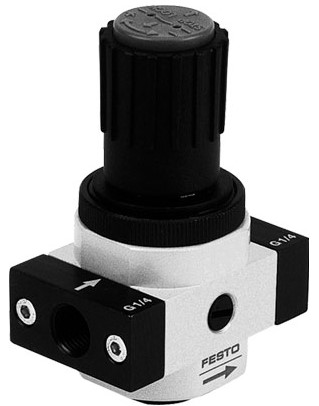 Pressure regulator (FESTO) FESTO LR-1/4-D-7-O-I-MINI (192307)