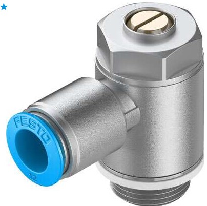 One way flow control valve (FESTO) FESTO GRLA-1/2-QS-12-D (193152)