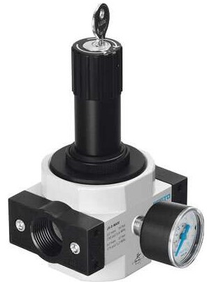 Pressure regulator (FESTO) FESTO LRS-1/4-D-7-MINI (194614)