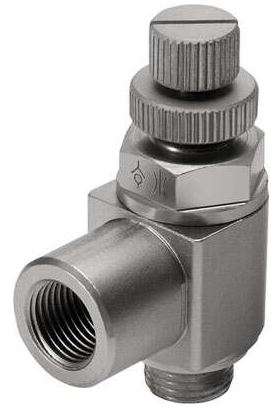 One way flow control valve (FESTO) FESTO GRLA-M5-RS-B (151163)