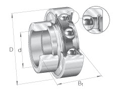 LEŽAJ INA RAE30-XL-NPP-B-FA106 30×62×35,80 mm