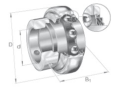 LEŽAJ INA E35-KRR-B-2C 35×72×51,3 mm