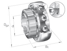 LEŽAJ INA GSPH208-NPP-B-AH02 35×80×31 mm
