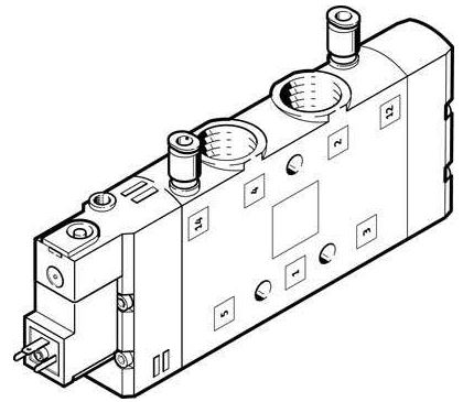 Solenoid valve (FESTO) FESTO CPE24-M1H-5LS-3/8 (163170)