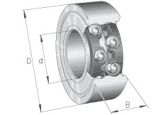 LEŽAJ FAG M20-TVP 20×52×15 mm