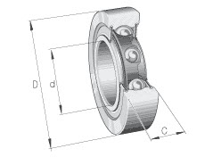 Yoke type track rollers (INA) INA LR200-2RS (IND. PACK.) — LR200-2RS INDUSTRIJSKO PAKIRANJE 10×32×9 mm
