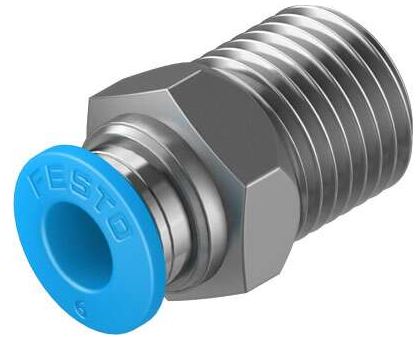 Push in fitting (FESTO) FESTO QS-1/4-6-100 (130677)