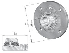 Housing units (INA) INA TFE60-XL 60×195×77.9 mm