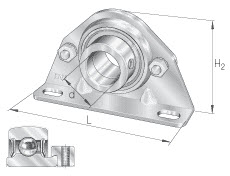 Housing units (INA) INA PBS12 — PBS12 /-XL 12×123.8×59.6 mm