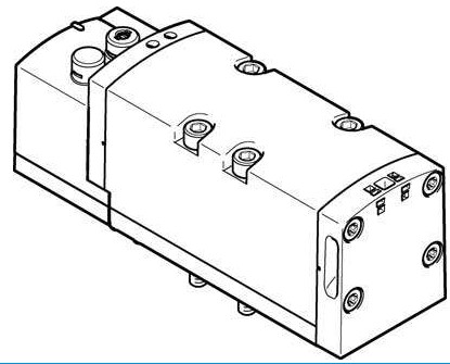 VENTIL MAGNETNI FESTO VSVA-B-M52-MZD-D2-1T1L (560821)