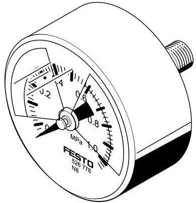 Pressure gauge (FESTO) FESTO MA-50-1,0-R1/4-MPA-E-RG (526781)
