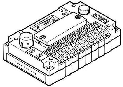 Electrical interface (FESTO) FESTO CPV10-GE-DI02-8 (546188)