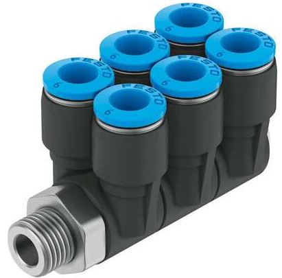 Multiple distributor (FESTO) FESTO QSLV6-3/8-8 (153246)