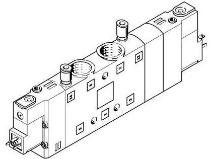 Solenoid valve (FESTO) FESTO CPE24-M2H-5/3BS-3/8 (170306)